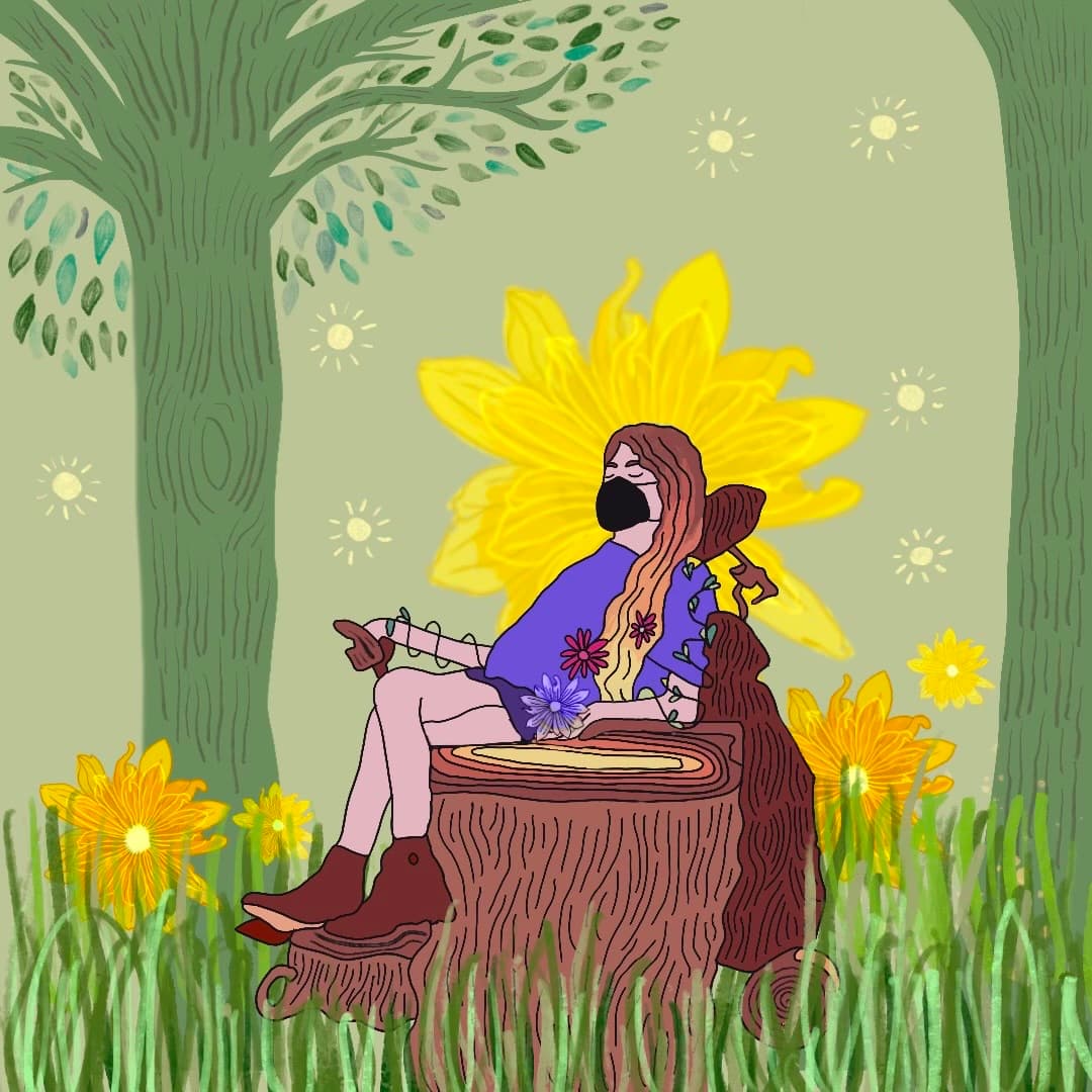 An illustration of a tree with deep roots and a vibrant canopy, symbolizing growth and potential.